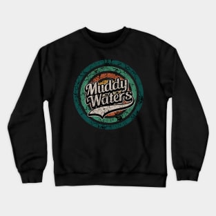 Muddy Waters // Retro Circle Crack Vintage Crewneck Sweatshirt